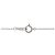 Autre Marque Collana Cuore con Diamanti PT900 PT850 Argento - vista 5