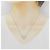 Autre Marque Collana Cuore con Diamanti PT900 PT850 Argento - vista 6