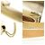 Clutch Roger Vivier Efflorescence em cetim e couro Dourado - vista 10