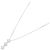 Autre Marque Collana a tre diamanti Pt900 Pt850 Argento - vista 2