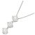 Autre Marque Collana a tre diamanti Pt900 Pt850 Argento - vista 3