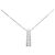 Autre Marque Collar de diamantes PT900 PT850 Plata