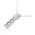 Autre Marque Collar de diamantes PT900 PT850 Plata - vista 4