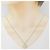 Autre Marque Pt900 Pt850 Opal Diamant Halskette Mehrfarben - Ansicht 6