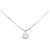 Autre Marque Collar de diamantes PT900 PT850 Plata