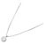 Autre Marque Collar de diamantes PT900 PT850 Plata - vista 2