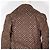 Gabardina de algodón Monogram Louis Vuitton Castaño - vista 4