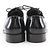 Yves Saint Laurent Saint Laurent Patent Leather Lace-Up Dress Shoes Black - view 3