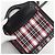 Sac Burberry Mini Pocket Bag en nylon et veau 2 voies Noir Rouge - vue 10