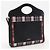 Sac Burberry Mini Pocket Bag en nylon et veau 2 voies Noir Rouge - vue 3