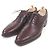 Autre Marque REGAL TOKYO Full Leather Brogue Derby Schuhe Braun Bordeaux