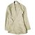 Autre Marque Hed Mayner CHAQUETA DOUBLE BREASTED FALLING BACK Chaqueta de lino Beige