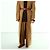 Autre Marque Hed Mayner WOOL 6 PLEAT PANTS Pantalones de lana Beige Camello - vista 3