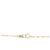 Autre Marque Au750 2WAY Blumen-Diamant-Halskette Golden - Ansicht 5