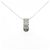 Autre Marque Au750 Halskette mit schwarzer Perle und Diamanten