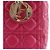 Autre Marque Borsa 2way Christian Dior Lady Dior Cannage in pelle di agnello Rosa - vista 17
