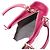 Autre Marque Borsa 2way Christian Dior Lady Dior Cannage in pelle di agnello Rosa - vista 6