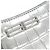 Borsa a tracolla Balenciaga in pelle metallizzata Argento - vista 4