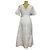 Autre Marque Vestido de encaje de algodón OBLI Blanco - vista 2