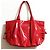 Autre Marque Bolso Tote de piel GHERARDINI SOFTY Roja - vista 12