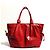 Autre Marque Bolso Tote de piel GHERARDINI SOFTY Roja - vista 4