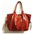 Autre Marque Bolso Tote de piel GHERARDINI SOFTY Castaño Naranja - vista 10