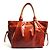 Autre Marque Bolso Tote de piel GHERARDINI SOFTY Castaño Naranja - vista 2