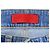 Autre Marque Pantalones de denim Red Card 30th Anniversary Azul - vista 4