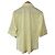 Autre Marque Camisa de manga curta com riscas e folhos NARACAMICIE Branco Amarelo - vista 2