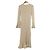 Autre Marque CASA FLINE Rippstrick-Kleid Beige - Ansicht 3