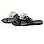 Sandalias de dedo Chanel Camellia Negro - vista 2