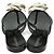 Sandalias de dedo Chanel Camellia Negro - vista 3