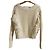 Autre Marque SLOBE IENA Cropped-Pullover aus Strick mit Fransen Weiß - Ansicht 2