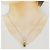 Autre Marque Collana in oro bianco Au750 con sphene e diamanti Argento - vista 6