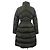 Cappotto in piuma Moncler AGOT Marrone Cachi - vista 2