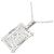 Autre Marque Platin 950 Diamantenhalskette Silber - Ansicht 4