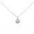 Autre Marque Collar de diamantes PT900 PT850 Plata