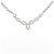 Autre Marque Collar de diamantes PT900 PT850 Plata