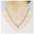 Autre Marque Collar de diamantes PT900 PT850 Plata - vista 6