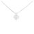 Autre Marque Collar de platino y diamantes Plata