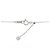 Autre Marque Collana in platino PT900 PT850 con diamanti Argento - vista 5