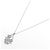 Autre Marque Diamantenhalskette Pt900 Pt850 Silber - Ansicht 2