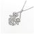 Autre Marque Diamantenhalskette Pt900 Pt850 Silber - Ansicht 3