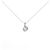Autre Marque Collar de platino y diamantes Plata