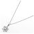 Autre Marque Platin-Diamant-Blumenhalskette Silber - Ansicht 2