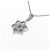 Autre Marque Platin-Diamant-Blumenhalskette Silber - Ansicht 4