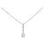 Autre Marque Collar de diamantes Pt900 Pt850 Plata