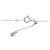 Autre Marque Platin-Diamant-Halskette Silber - Ansicht 5