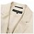 Chaqueta entallada Gucci de sarga de seda de alta densidad Beige - vista 11