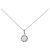 Autre Marque Platin-Diamant-Halskette Silber